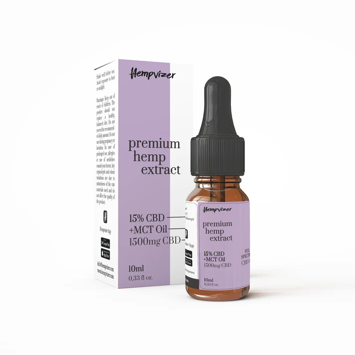 15 % CBD MCT-Öl Vollspektrum – Hempvizer | Premium Hanfextrakt